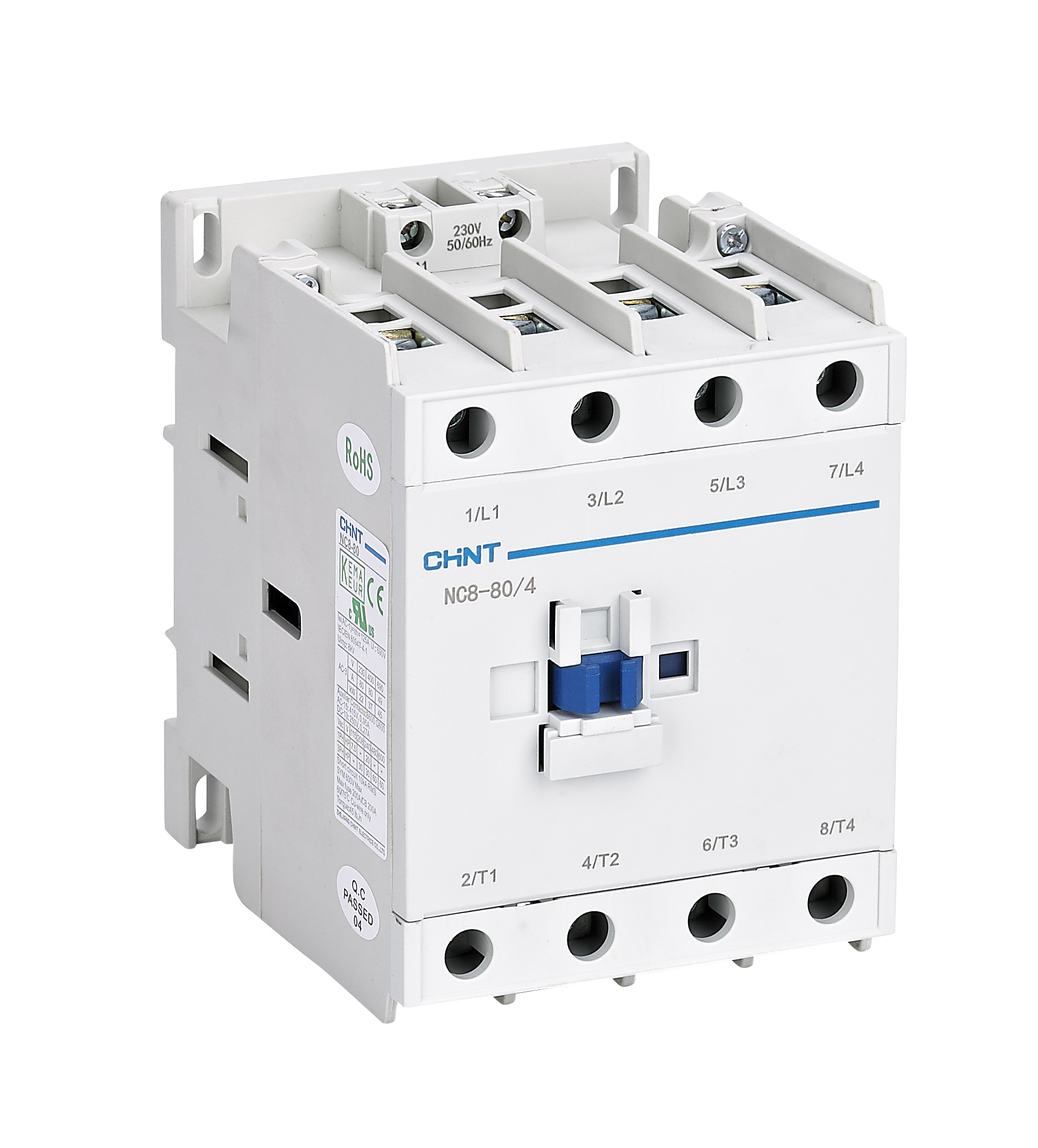 Contacteurs NC8 de 9A jusqu'à 2650A - 50/60Hz 